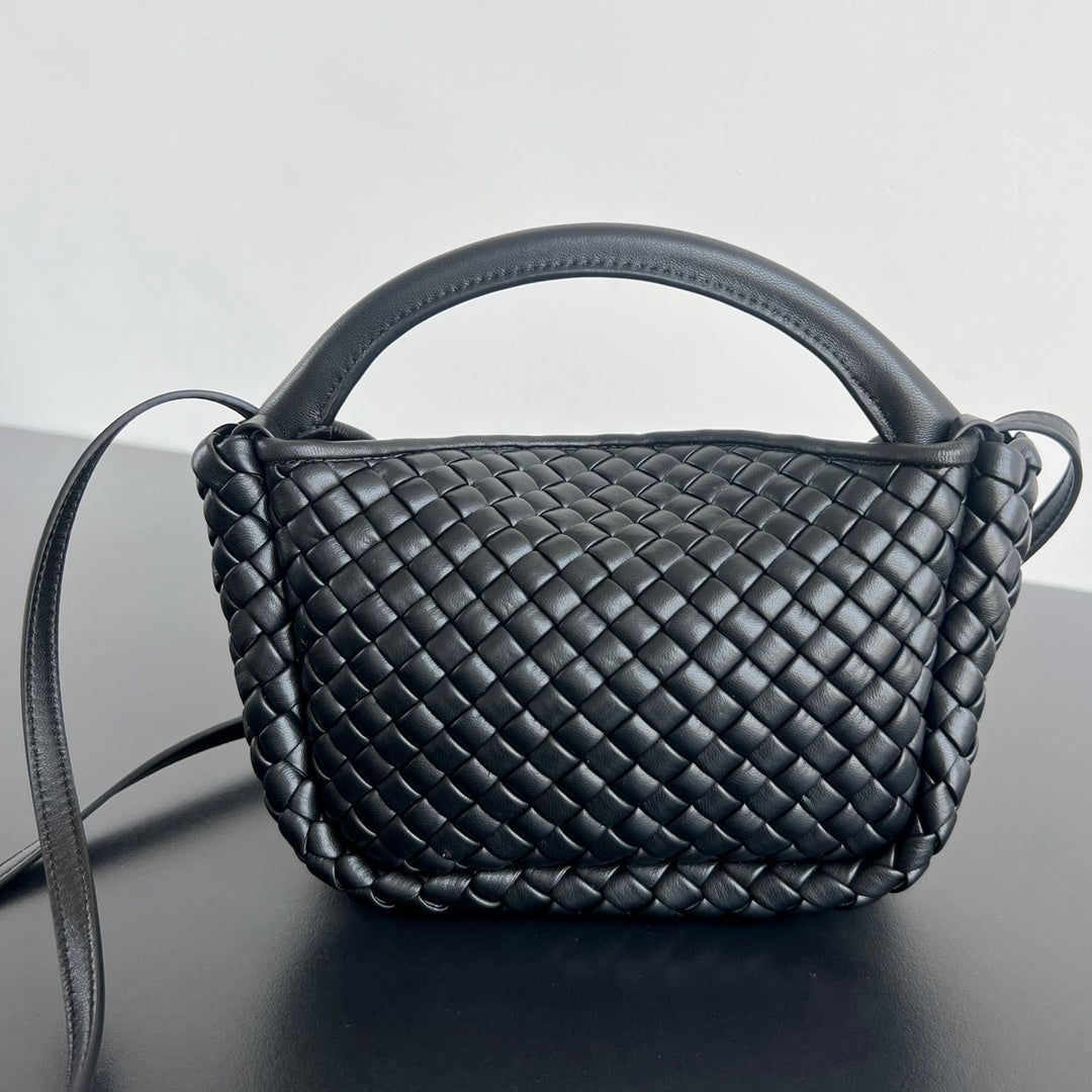 B*V Cobble Top Handle Lambskin