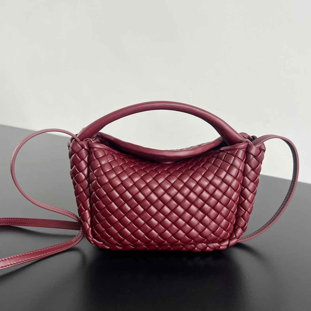 B*V Cobble Top Handle Lambskin