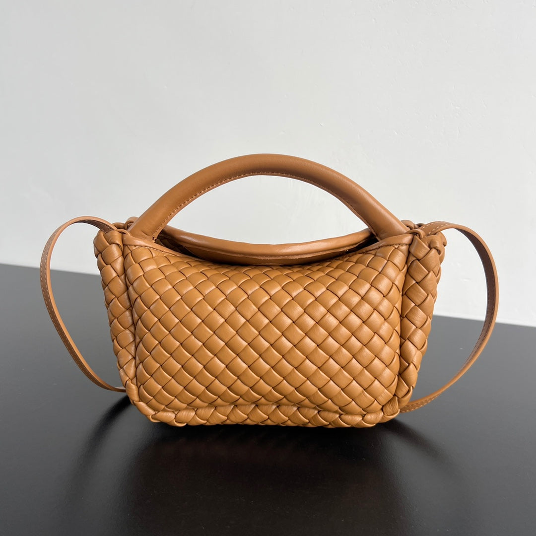 B*V Cobble Top Handle Lambskin