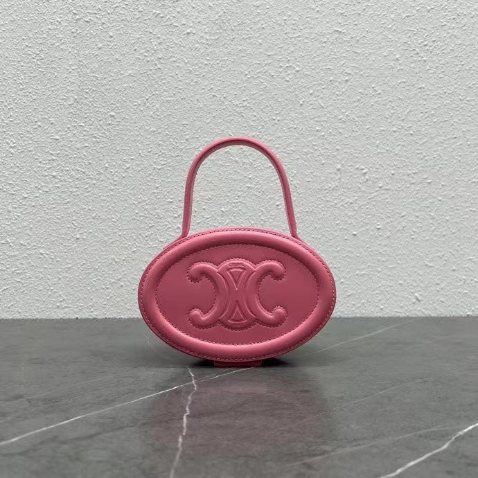 C*line Oval Minaudière Cuir Triomphe Calfskin