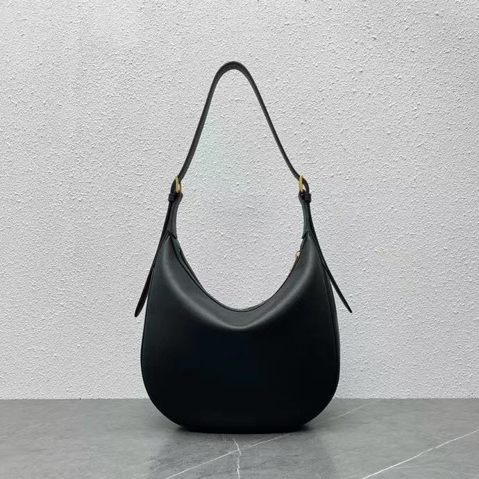 C*line Héloïse Bag Triomphe Black Grain Calfskin