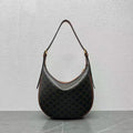 C*line Héloïse Bag Triomphe Black Brown Canvas & Calfskin