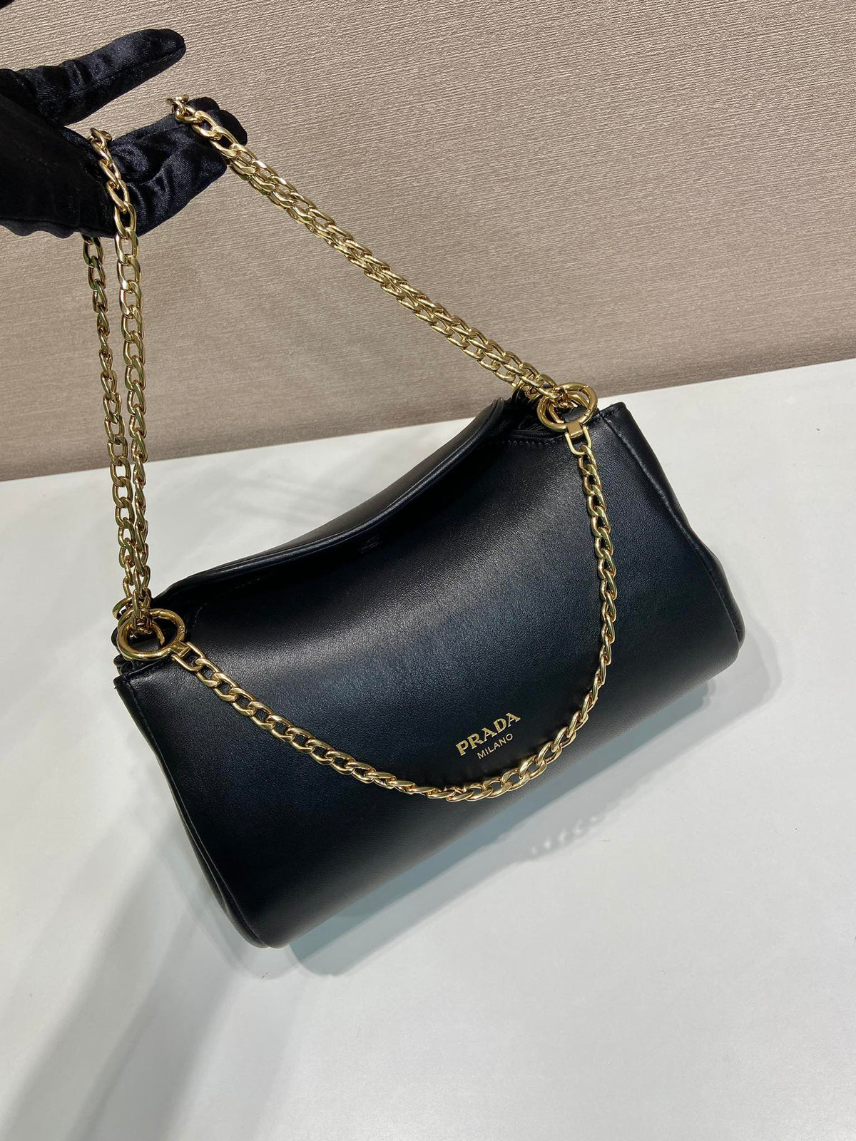 Pr*a Tumulte bag leather