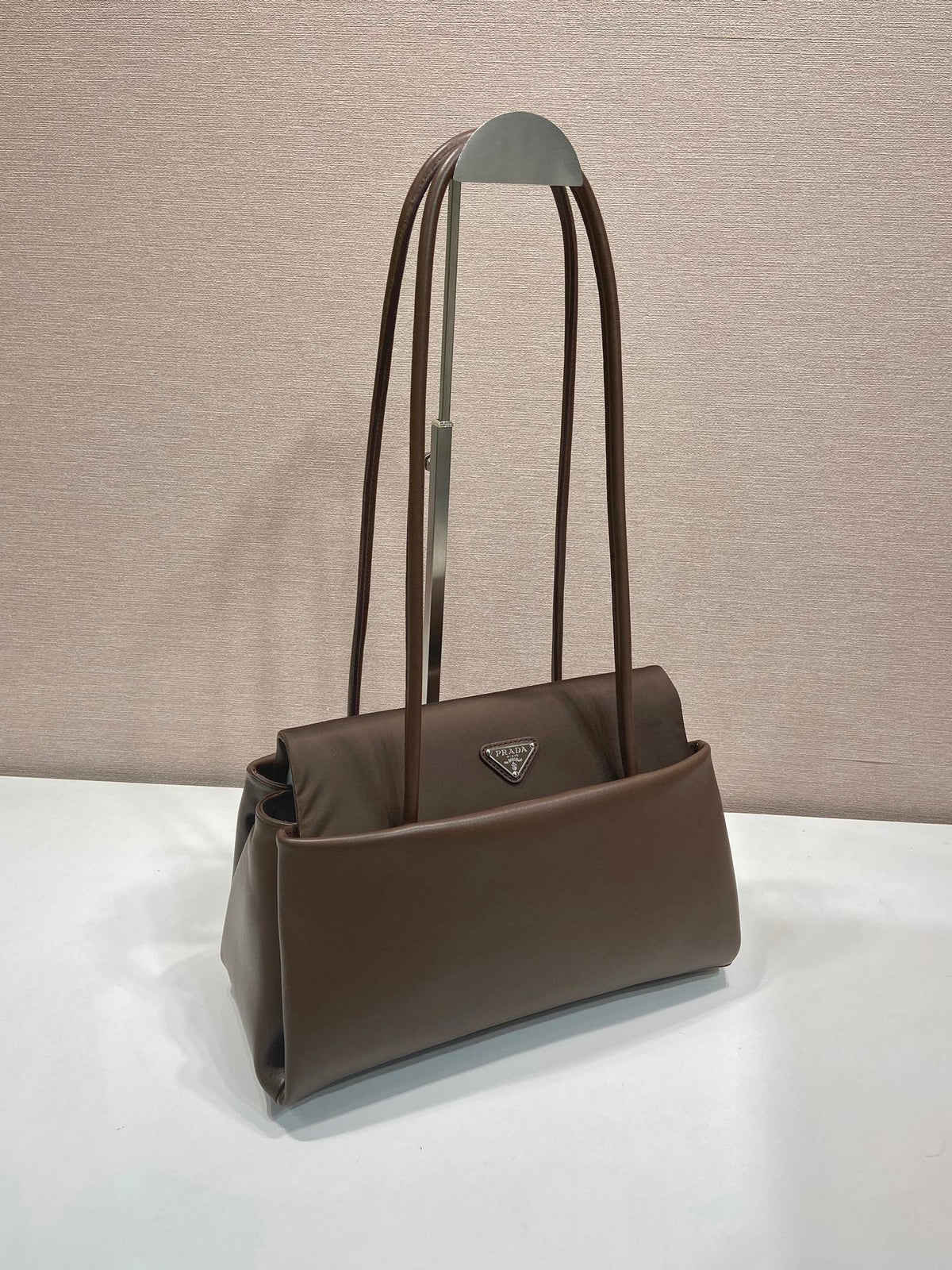Pr*da Passage Bag Leather Re Nylon
