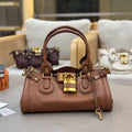 Chl*e 2025 Paddington Bag Brown Grained Leather
