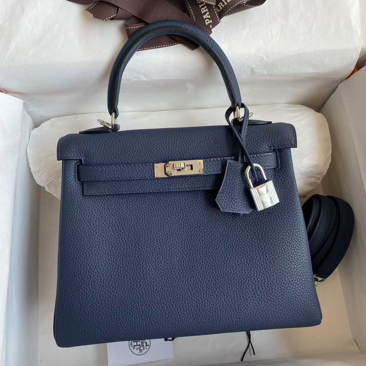 H*M Kelly Bag Togo Leather SHW