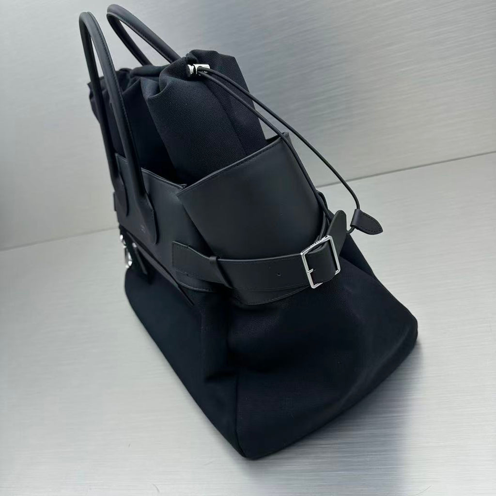 The R*w Margaux 17 Inside Out Black Canvas & Leather