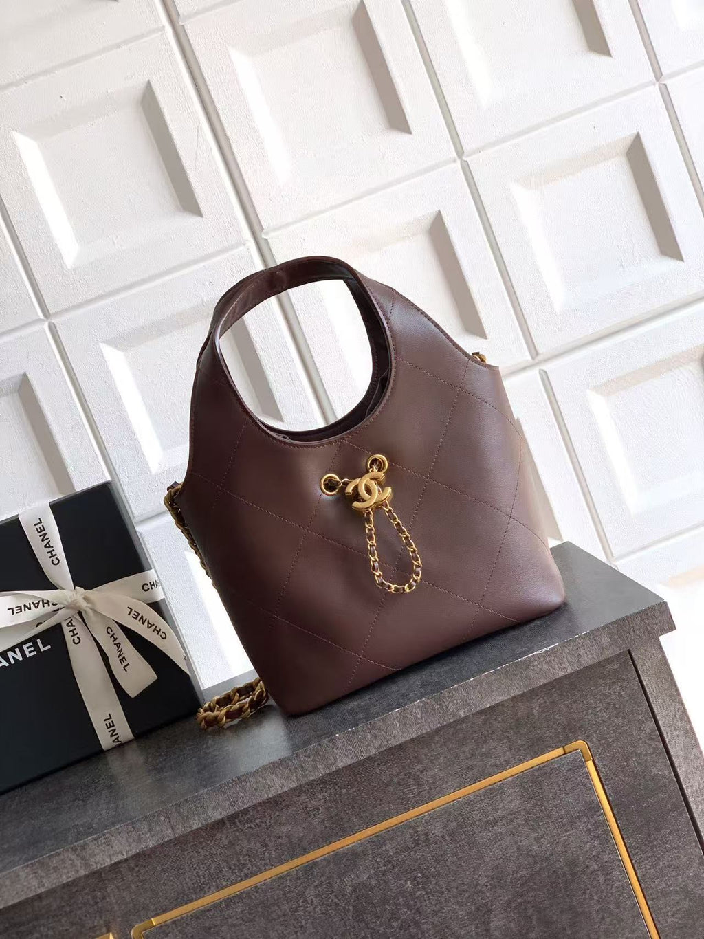C*C SS 2026 Shopping Bag Lambskin