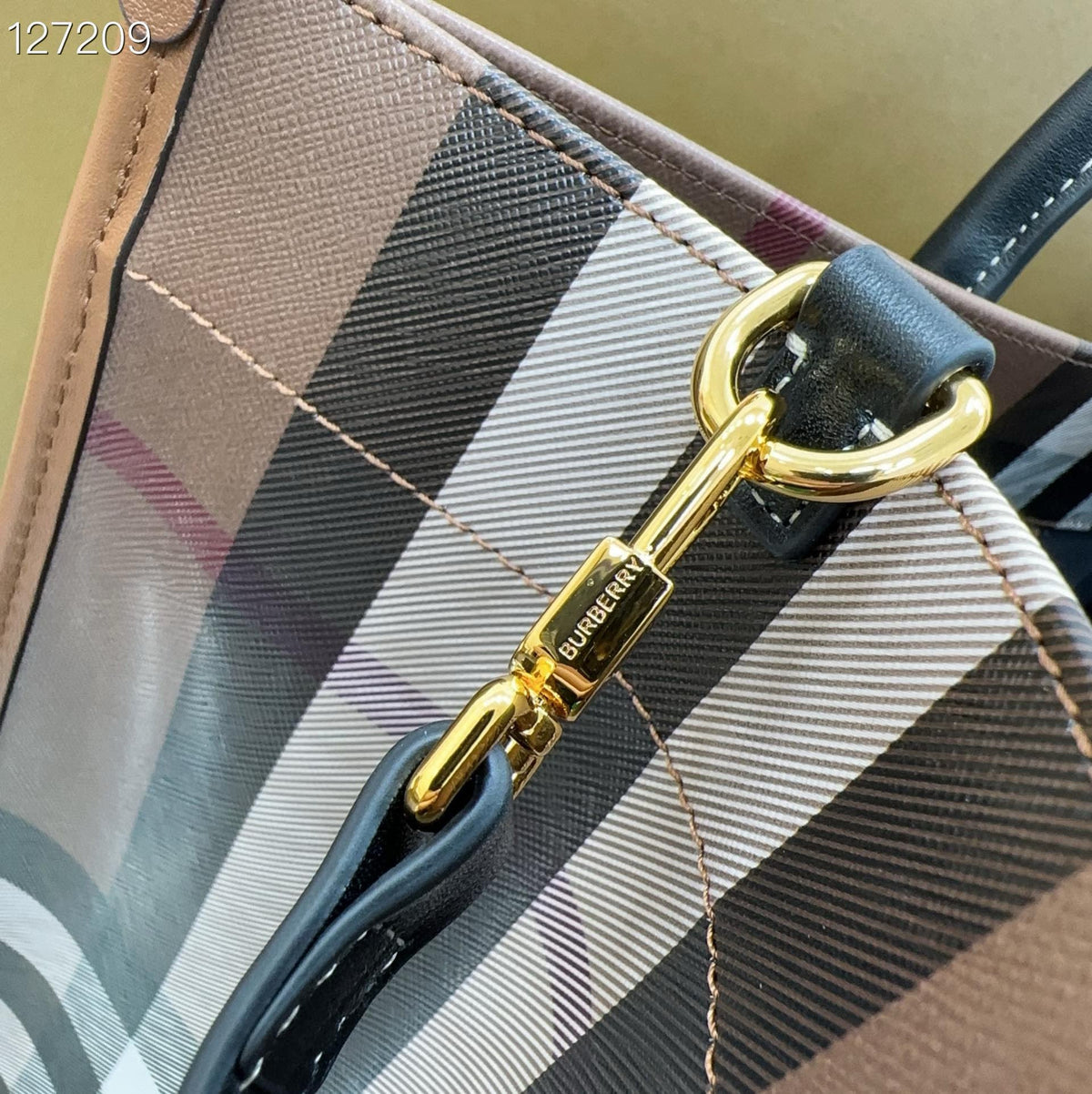 medium freya tote bag 40cm dark brown