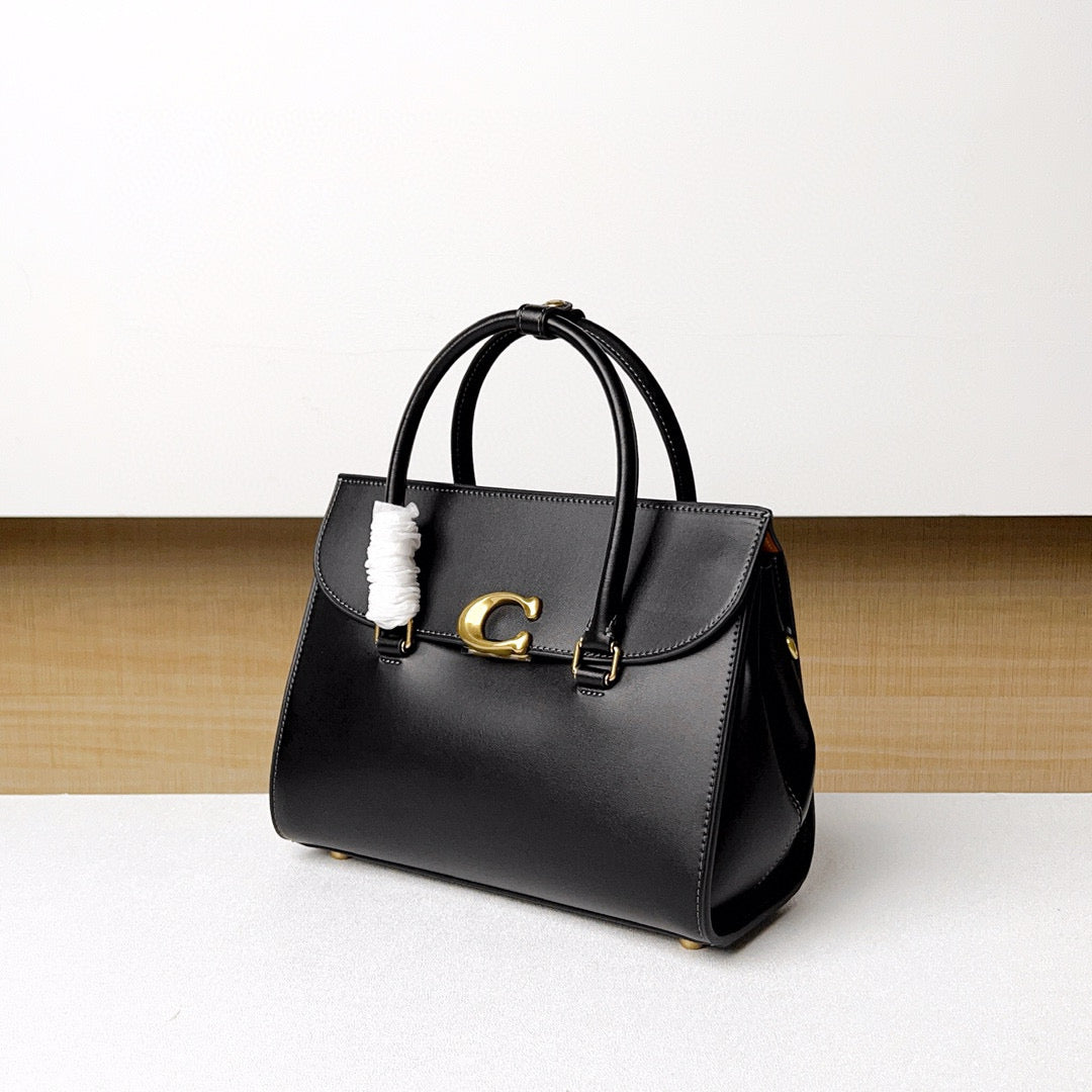 C*ach Broome Carryall 30 Black Calfskin