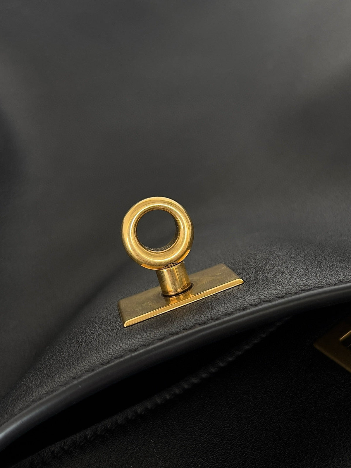Balencia Tote Bag Calfskin Gold Hardware