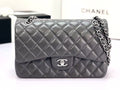 Ch*nel Flap Bag 30cm Tinware Ash Lambskin