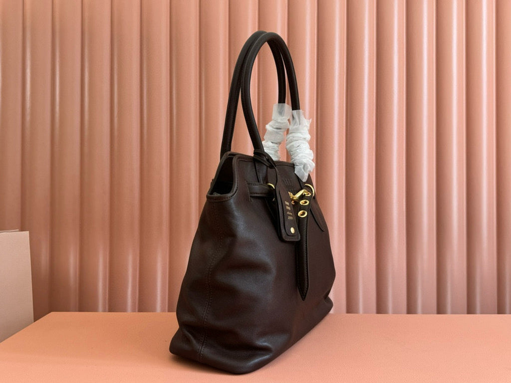 M*u*M*u 2025 Adventure Bag Chocolate Nappa Leather