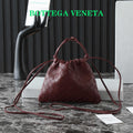 B*ttega V*neta 2025 Small Dustbag Burgundy Calf Leather
