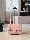 Ch*nel 26 Shoulder Bag 17 Pink Sheepskin Leather