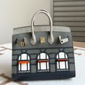 H*M Birkin Faubourg & Espom Alligator Embossed Leather