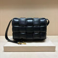 B*V CROSSBODY BAG IN BLACK  LAMBSKIN