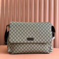 G*G Large Changing Diaper Bag Brown Beige Canvas