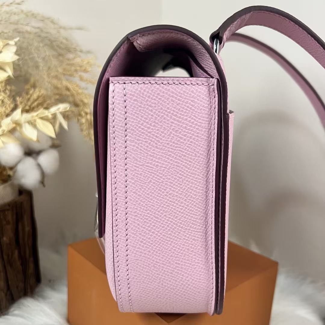 H*M Della Cavalleria Mini Bag Light Pink Epsom Leather