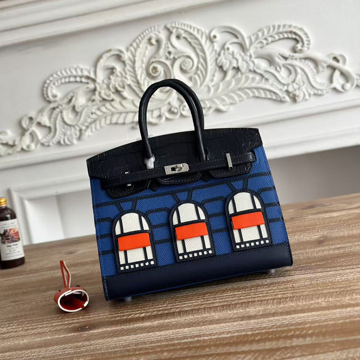 H*M Birkin Faubourg & Espom Alligator Embossed Leather