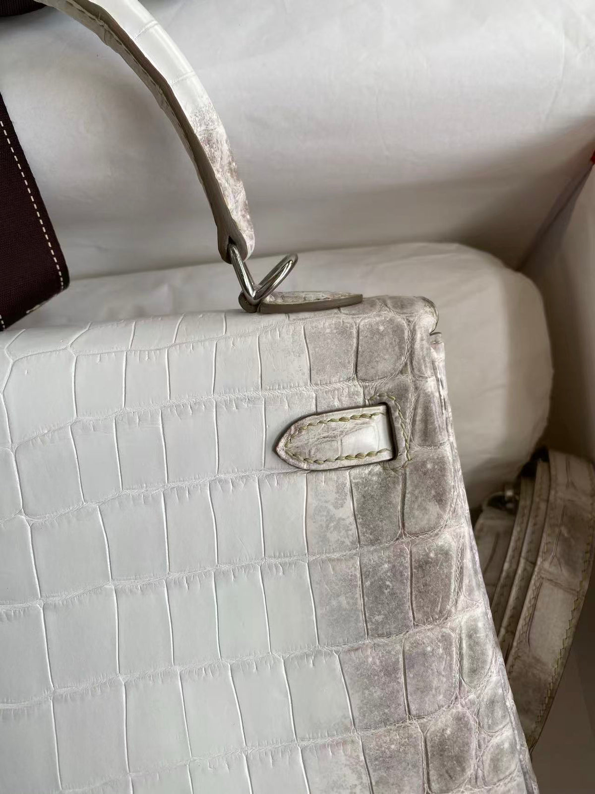 H*M Kelly Retourne 25cm Himalayan Crocodile Leather (15 days production)