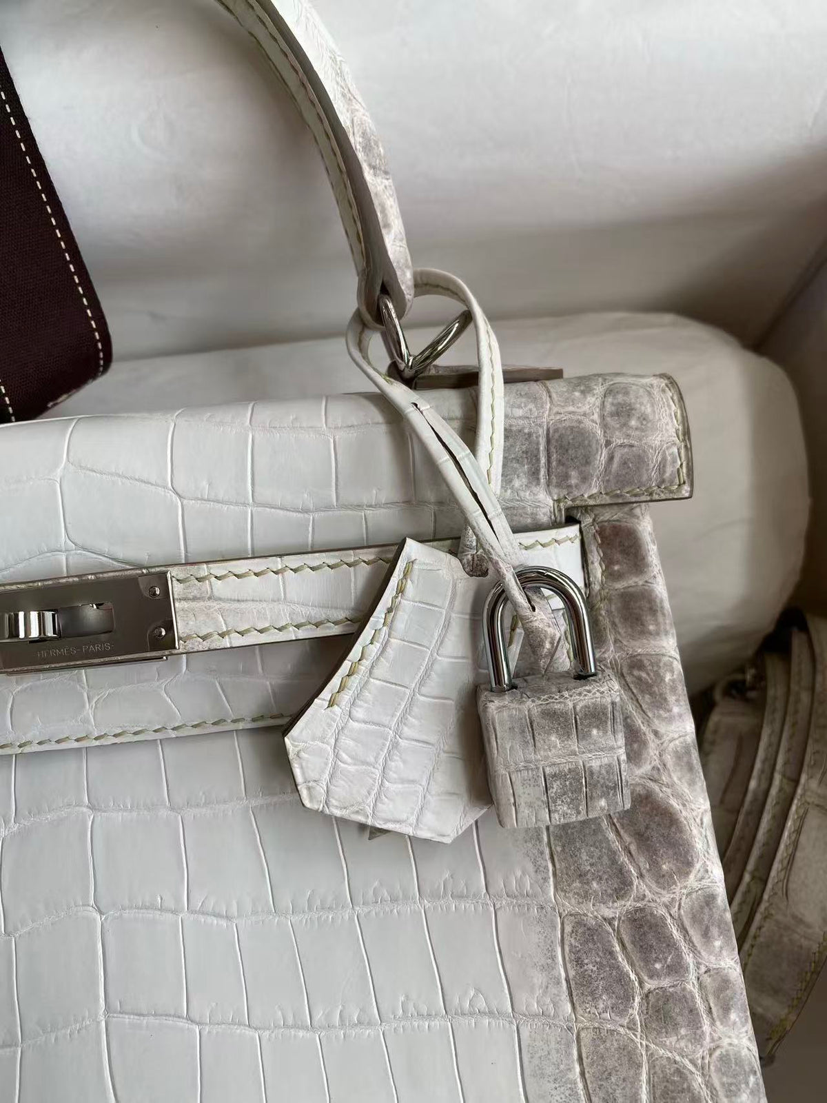 H*M Kelly Retourne 25cm Himalayan Crocodile Leather (15 days production)