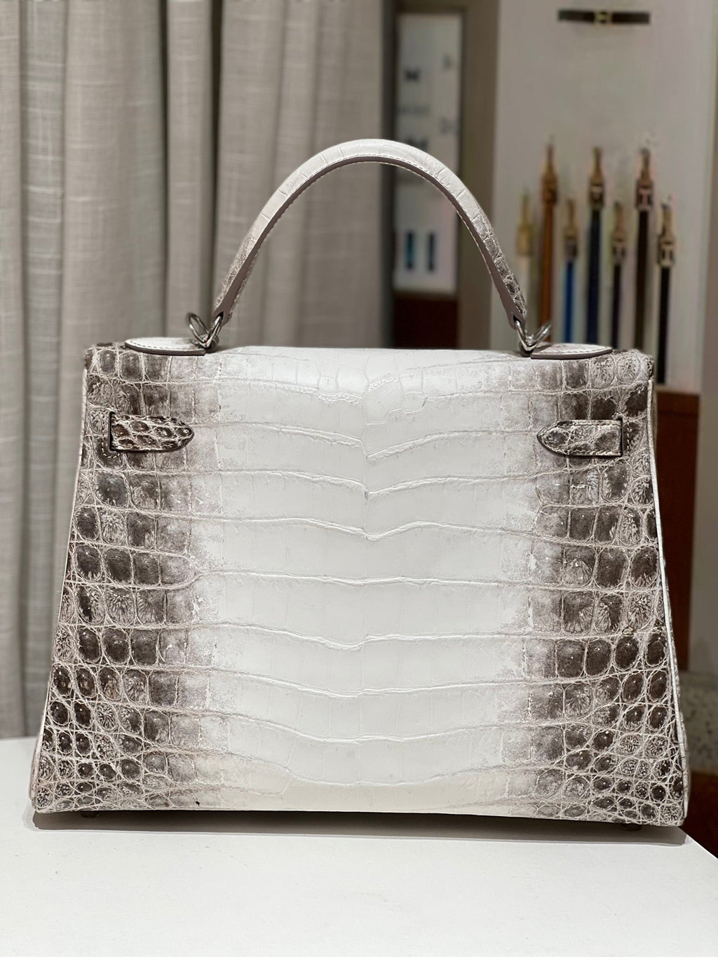 H*M Kelly Retourne Nile Crocodile Leather ( days production)