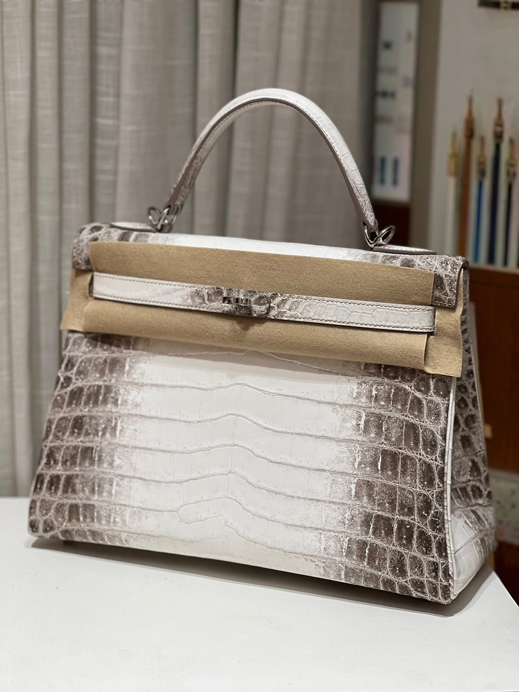 H*M Kelly Retourne Nile Crocodile Leather ( days production)