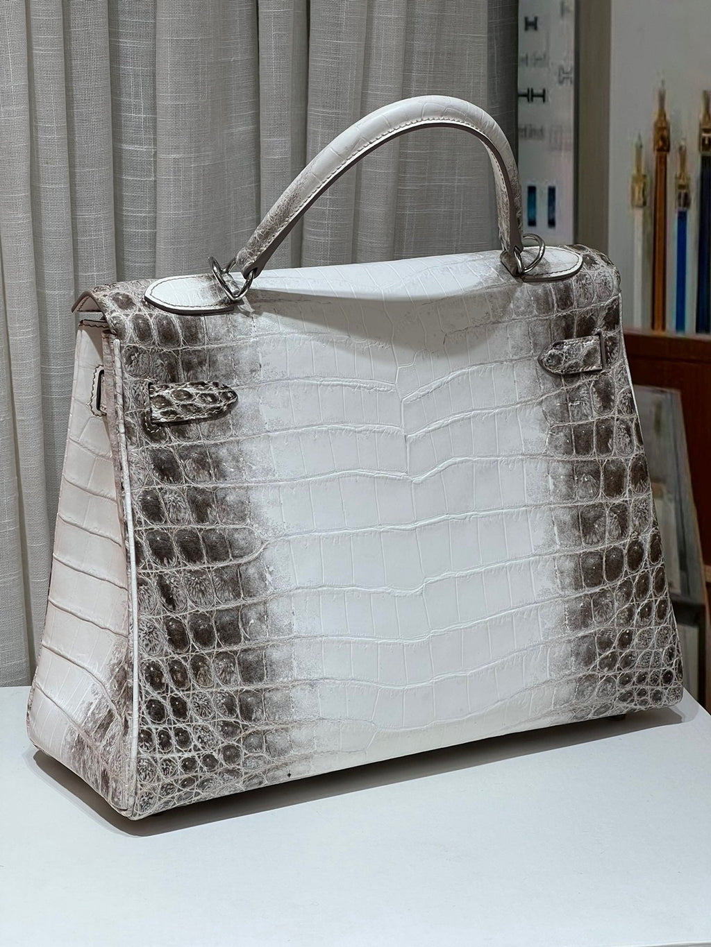H*M Kelly Retourne Nile Crocodile Leather ( days production)