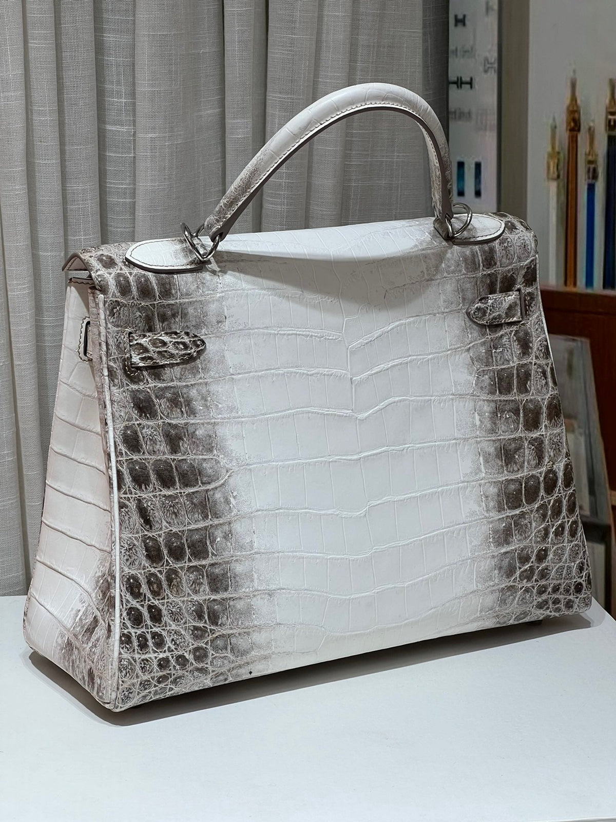 H*M Kelly Retourne Nile Crocodile Leather ( days production)