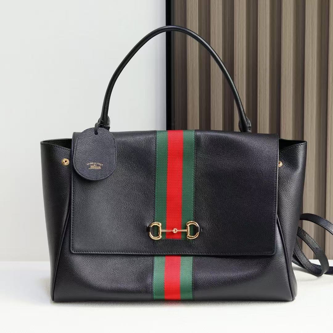 G*G Paparazzo Top Handle Bag Leather