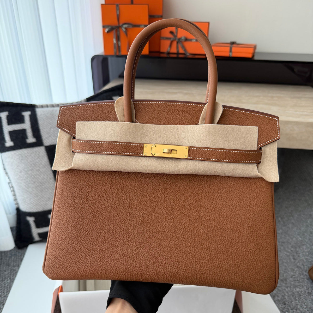 H*M BIRKIN TOGO LEATHER GOLD HARDWARE (MADE TO ORDER)