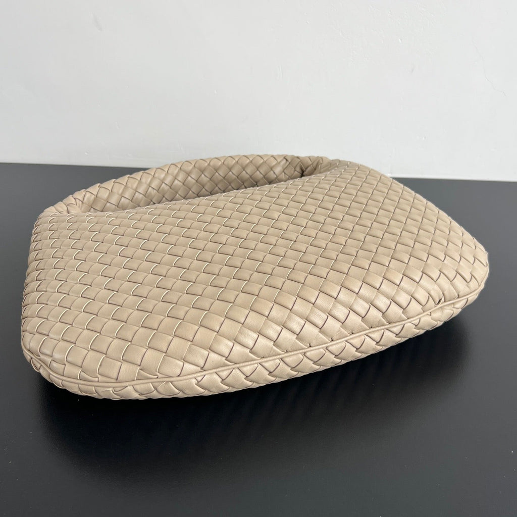 B*V Bag 44cm Beige Intrecciato Nappa Leather