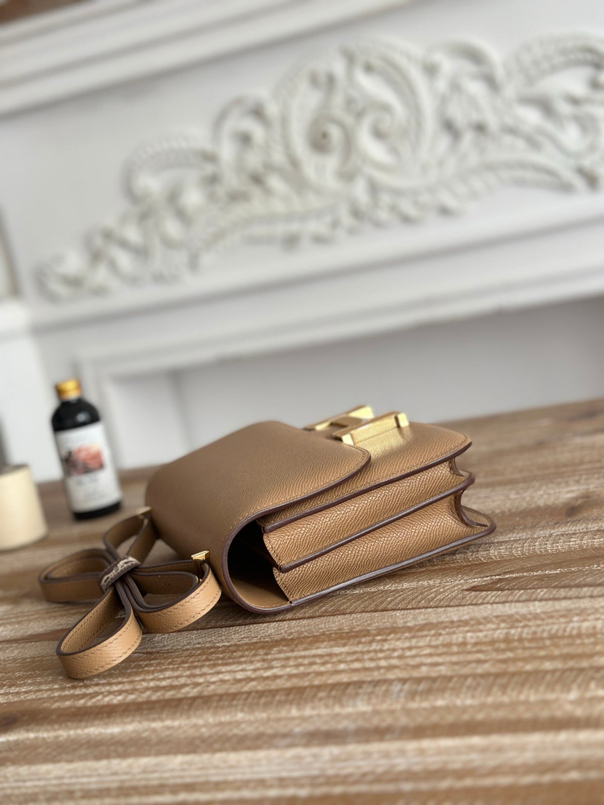 H*M Constance Bag Epsom Gold Hardware