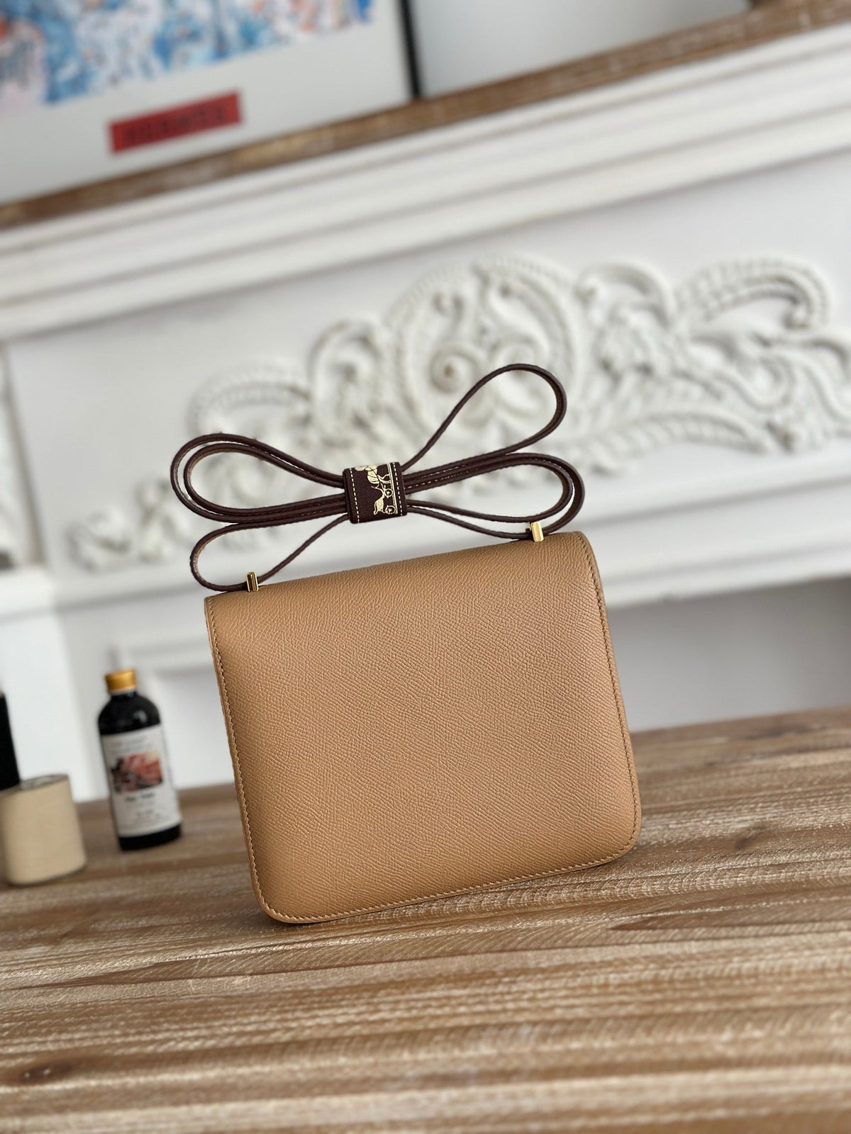 H*M Constance Bag Epsom Gold Hardware