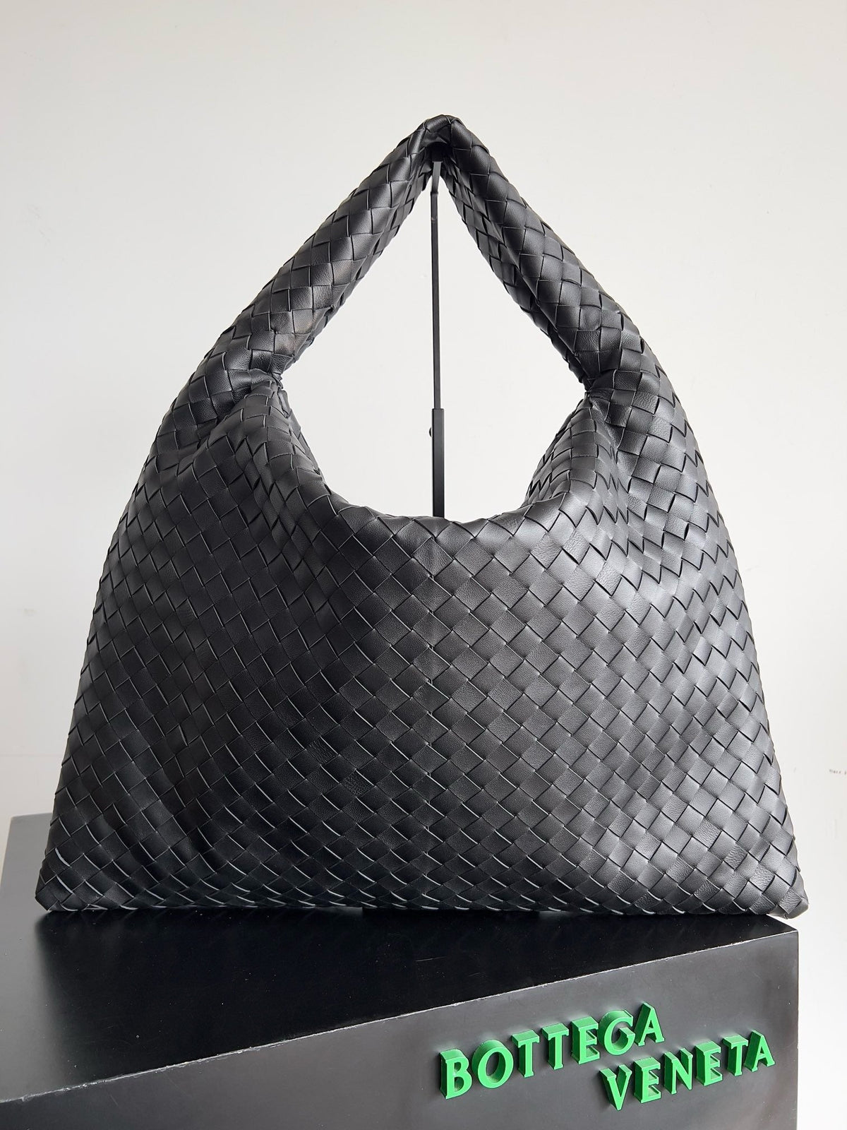 B*V Intrecciato Hobo Bag Calfskin