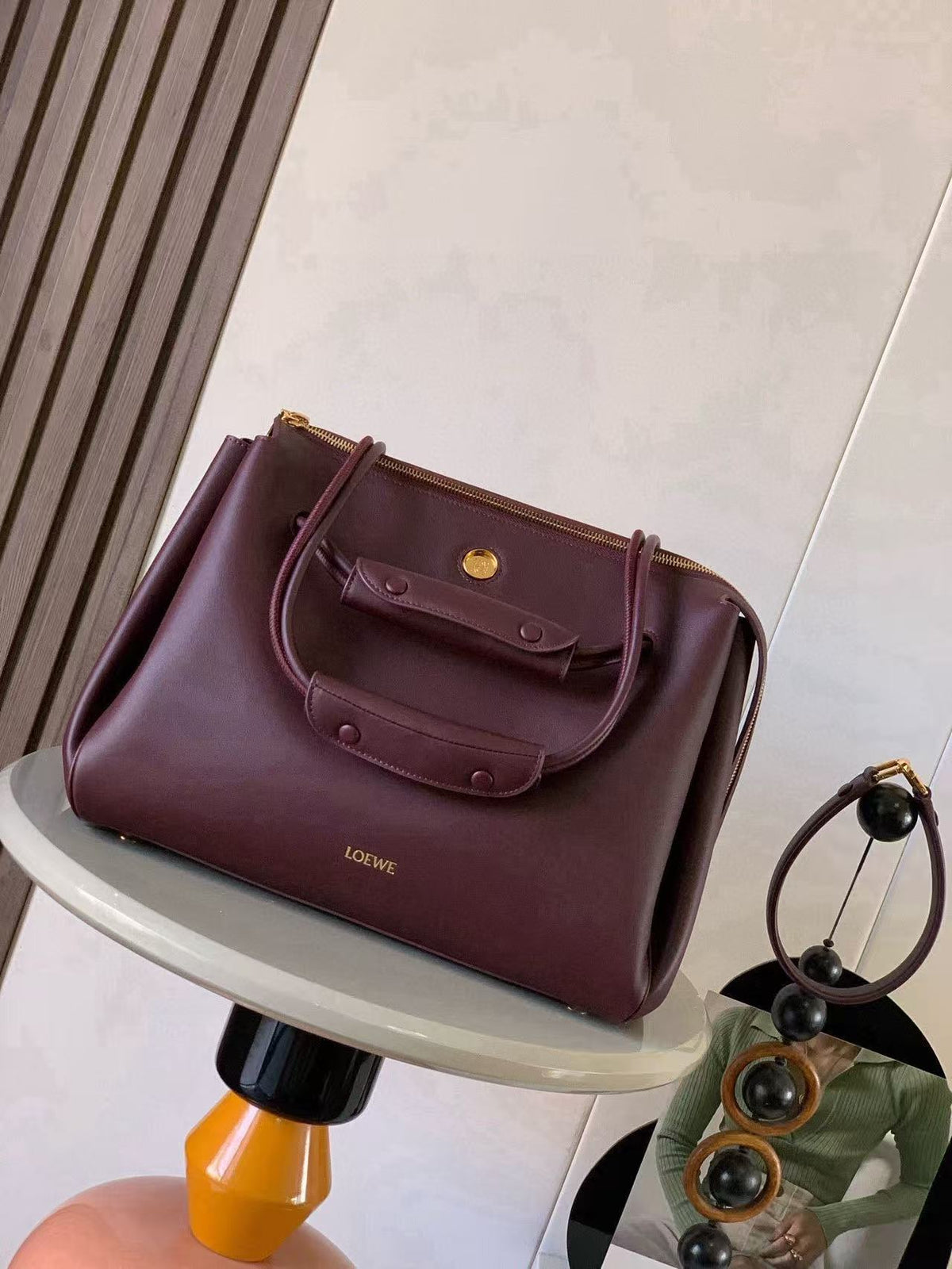 L*E Madrid Bag Cowhide
