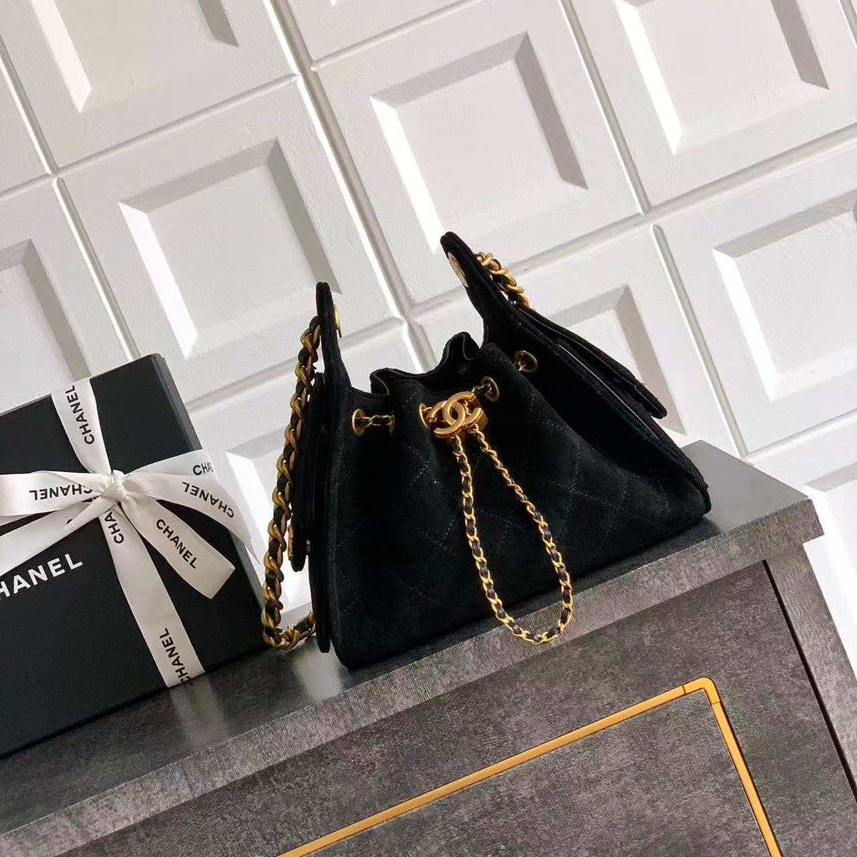 C*C 25C Hobo Bag Suede