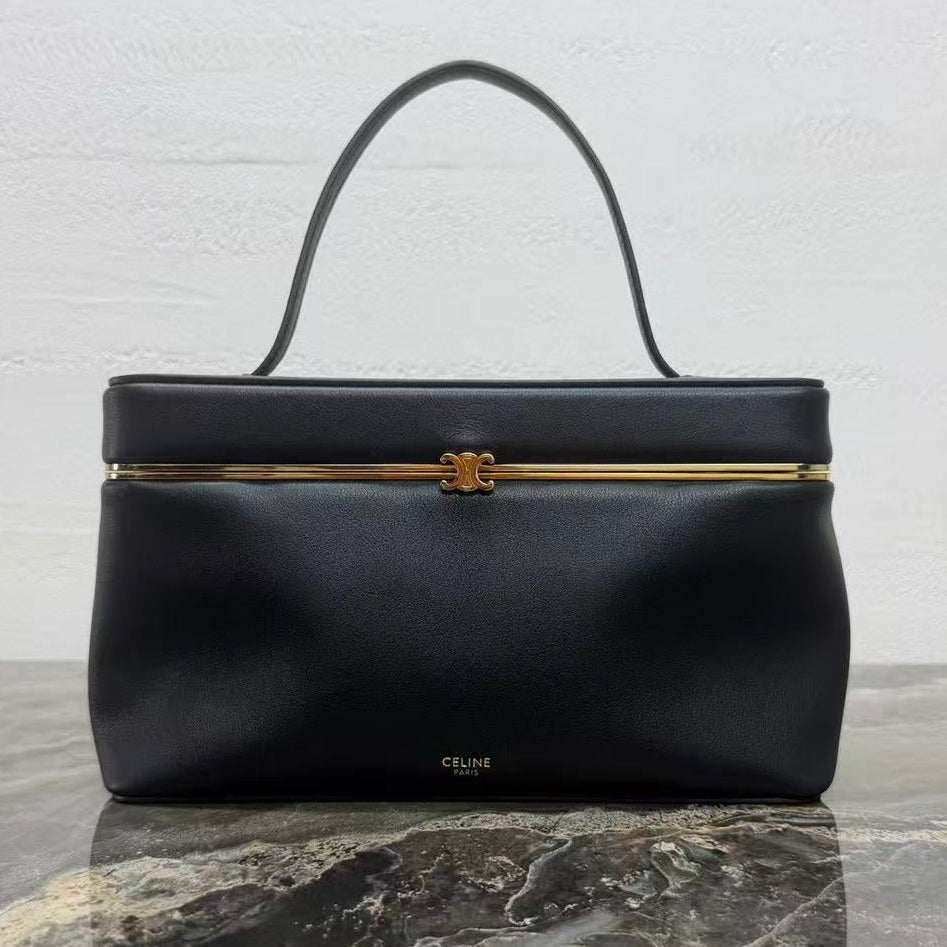 C*line 2026 Rectangle Bag 24.5cm Black Soft Calfskin