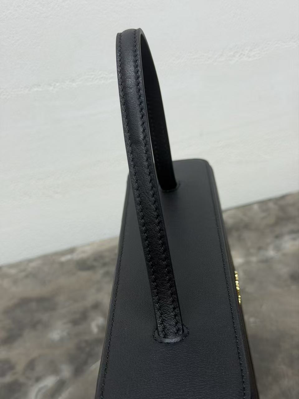 C*line 2026 Rectangle Bag 24.5cm Black Soft Calfskin