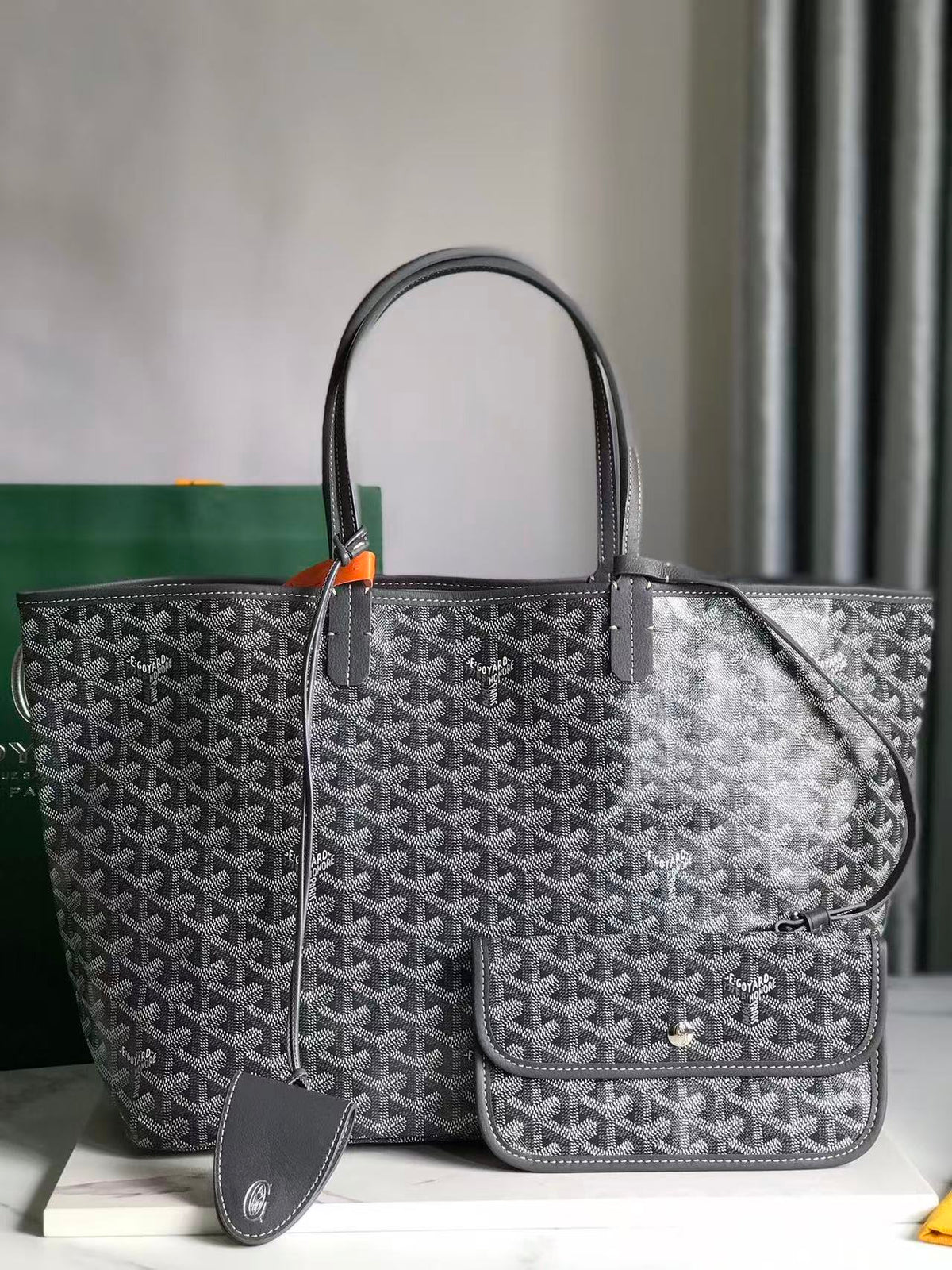 Saint Louis Bag Canvas Chevroches Calfskin