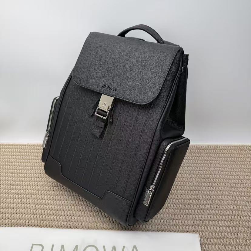R*mowa 26FW Never Still Large Backpack 44cm Black Cowhide