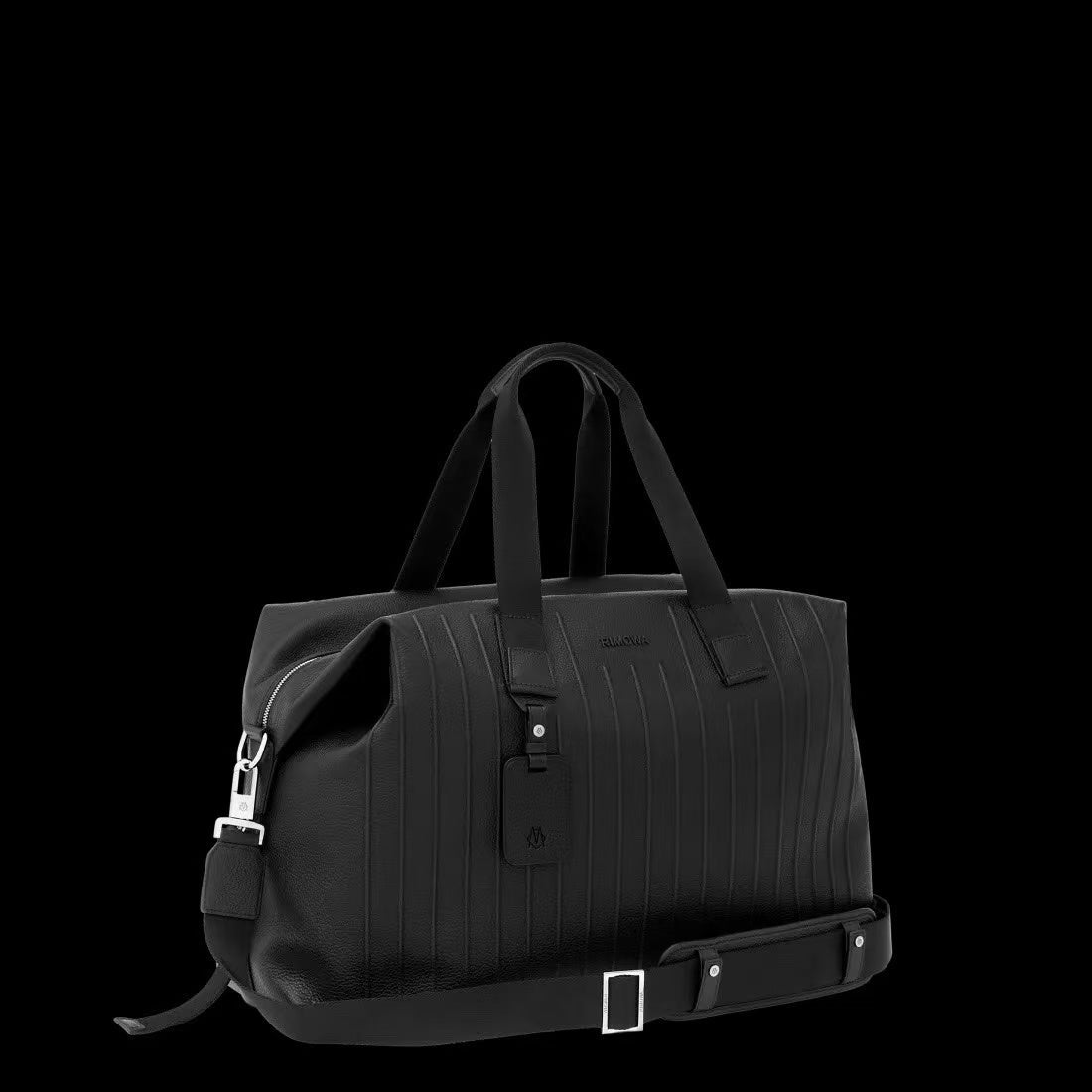 R*mowa 26FW Never Still Large Duffle Bag 50cm Black Cowhide