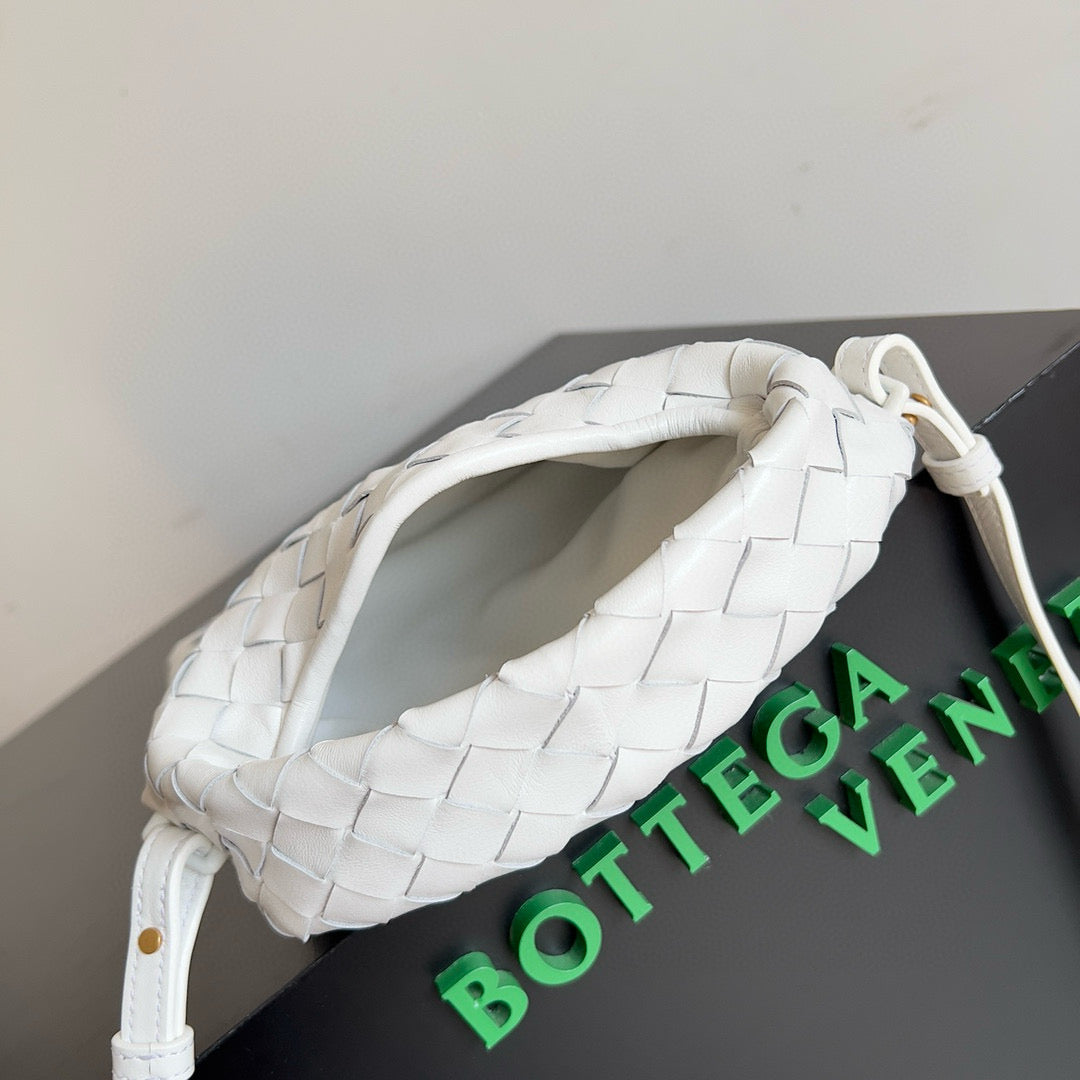B*V Mini Hop White Calfskin