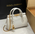 D*lce & G*bbana Mini Marlene 19cm Bag in White Calfskin
