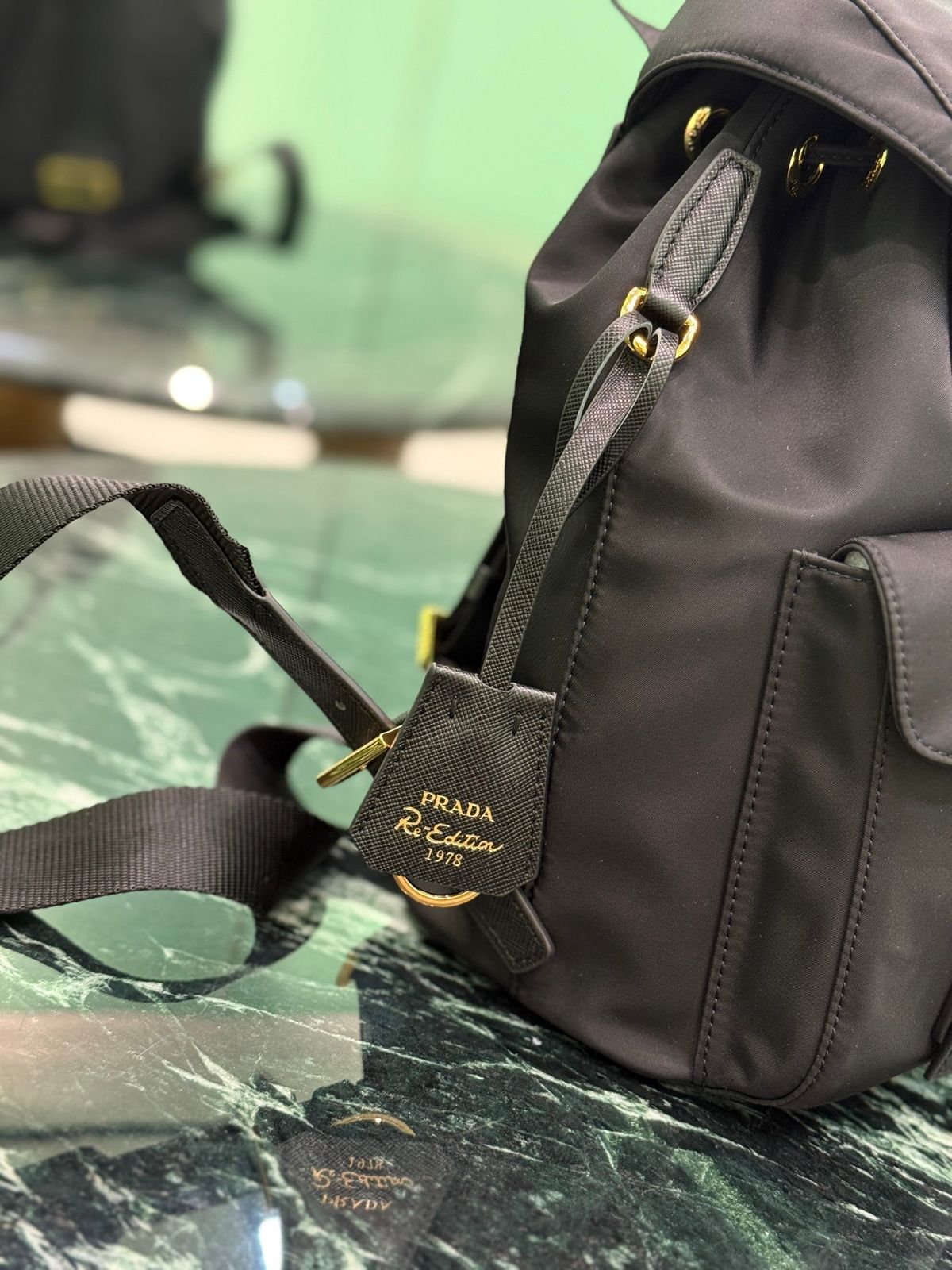 Pr*da Re-Edition 1978 Small Backpack Black Re-Nylon