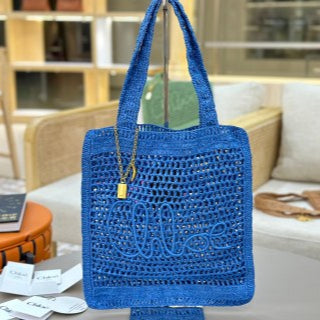 Chl*e Summer Banana Bag Summery Raffia