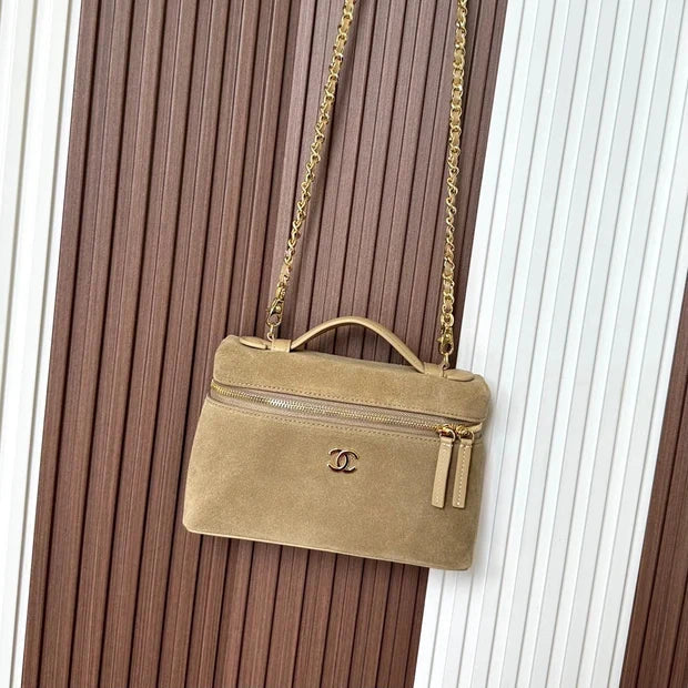 C*C 2026 Vanity Bag Chain Suede Leather