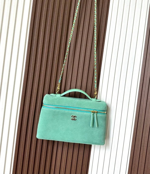 C*C 2026 Vanity Bag Chain Suede Leather