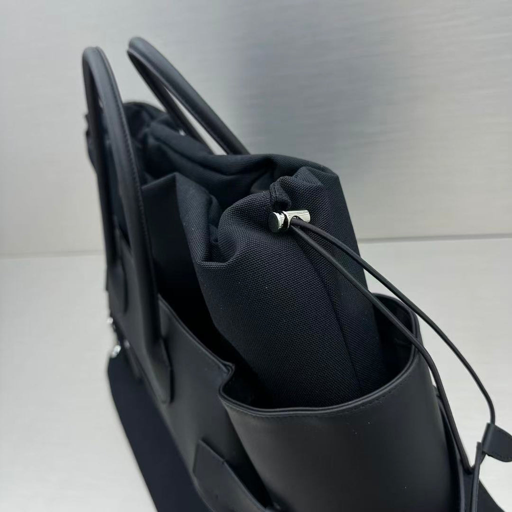The R*w Margaux 17 Inside Out Black Canvas & Leather
